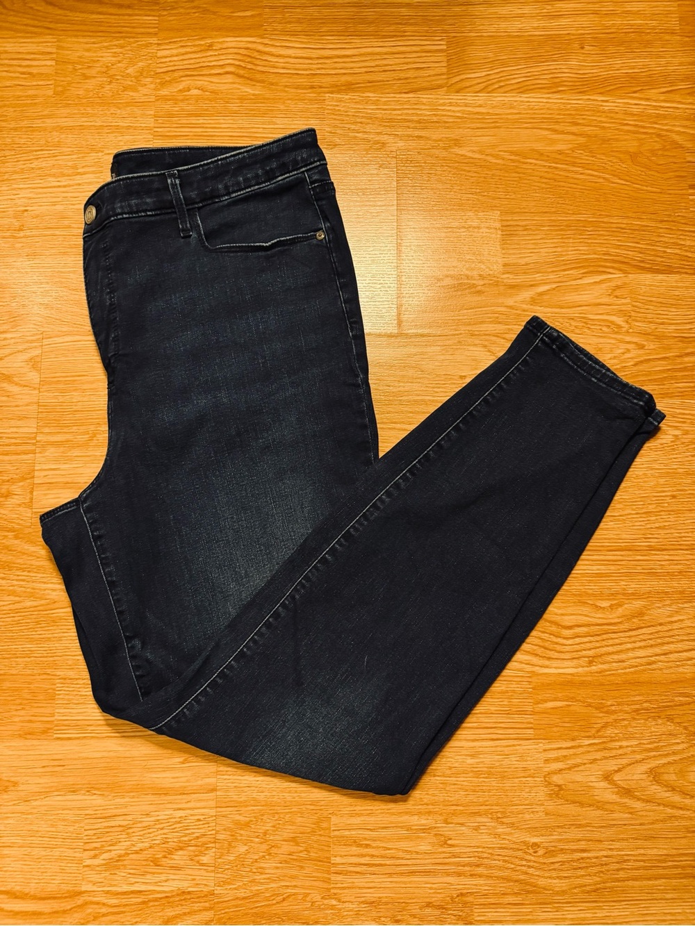 Talbot’s High Rise Dark “Rinse” Wash Jeggings, 16L—EUC